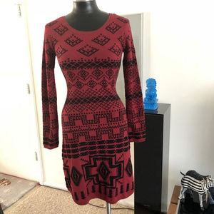 Red Long Sleeve dress